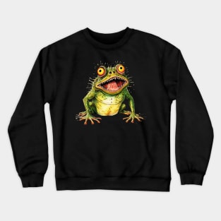 Creepy Frog Crewneck Sweatshirt